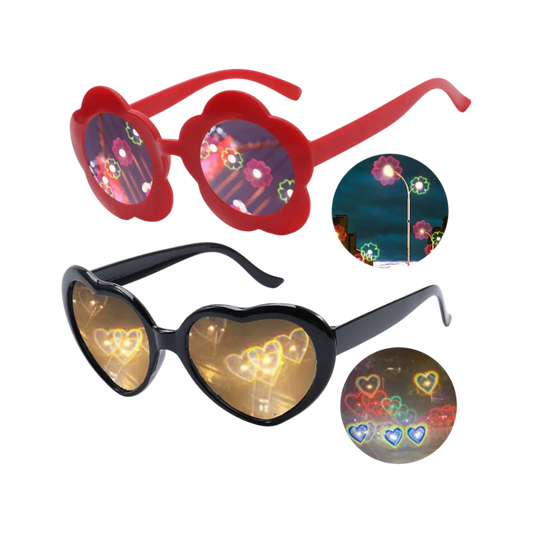 Crystal Heart Glasses